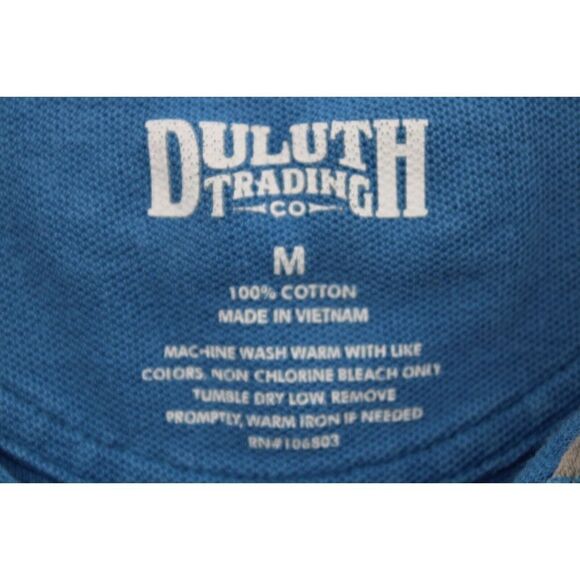 Duluth Trading Polo Mens Size M Blue & Navy Longtail POLO SHIRTS LOT OF 2 - Picture 9 of 9